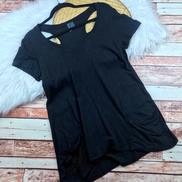 Anthropologie Tops - Anthropologie black oversized tee
